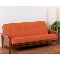 Blazing Needles Renewal 6-inch Twill Full-size Futon Mattress - Tangerine Dream - Tangerine Dream