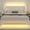 White, variant on Queen Bed Frame with LED Lights, Upholstered Velvet Platform Bed Frames with Button Tufted Wingback Headboard & Footboard - Wooden Slats Support, No Box Spring Needed, Dark gery