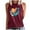 Wine, variant on COM1950s Women's Summer Clothes, Women's Sleeveless Summer Sexy Casual Regular Round Neck Printing Sleeveless, Women Summer Clothes, Women's Summer Blouses