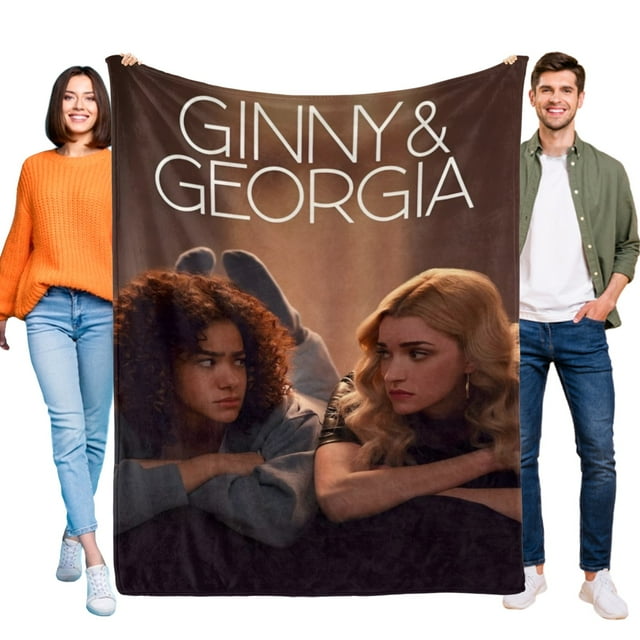 Ginny y Georgia anti-pilling, suave, ligera, esponjosa y acogedora de lujo para hogar y cocina – Perfecta para niños y adultos,120X150cm
