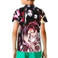 thumbnail image 2 of Demon Slayer Kimetsu No Yaiba Kids T-Shirt 3d Printed Graphic T-Shirts Boys And Girls Short Sleeve Shirts For Youth Kids X-Small, 2 of 7