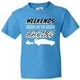 thumbnail image 3 of Inktastic Weekends Are for Racing Race Car Silhouette and Racing Flag Youth T-Shirt, 3 of 5