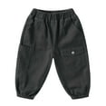 thumbnail image 5 of Hessimy Boys Hiking Cargo Pants Quick Dry Joggers Pull On 6-12 Months 12-24 Months 2T 3T 4T 5T 6T 7T 8T 9T Children(Grey,7-8 Years), 5 of 5