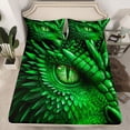 thumbnail image 2 of Castle Fairy Wild Dragon Full Size Sheets for Child Boys Girls,Magical Wildlife Bed Sheets, 2 of 7