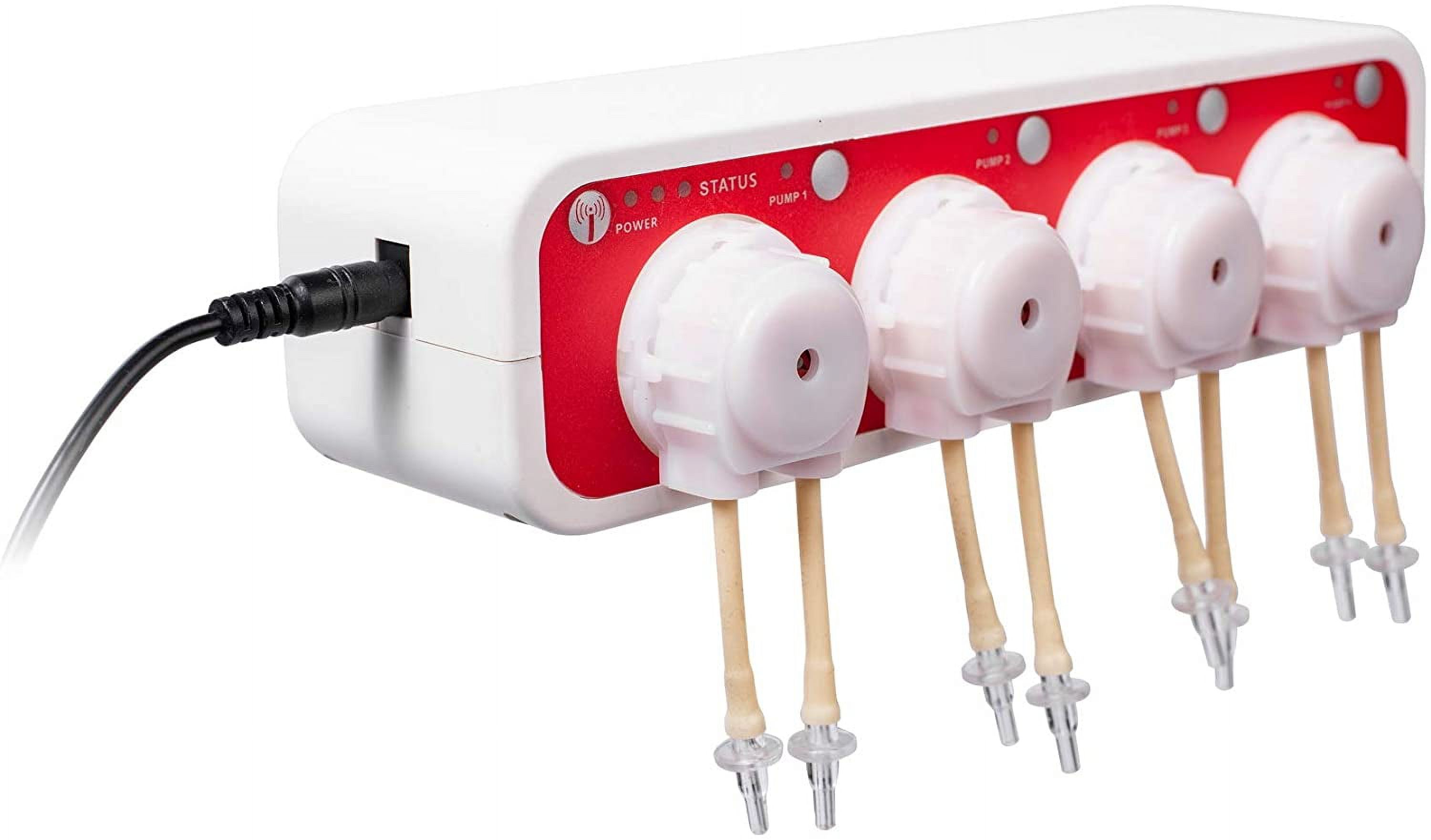 Jebao Doser 3.4 WiFi 4-Channel Auto Dosing Pump for Saltwater Reef Aquarium, White