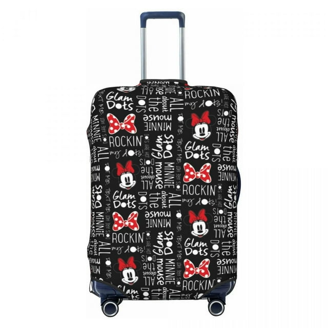 Custom Mickey Mouse Suitcase Cover Elastic Travel Luggage Covers for 18-32 inch