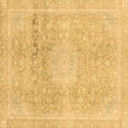 thumbnail image 1 of Ahgly Company Indoor Square Abstract Brown Modern Area Rugs, 5' Square, 1 of 4