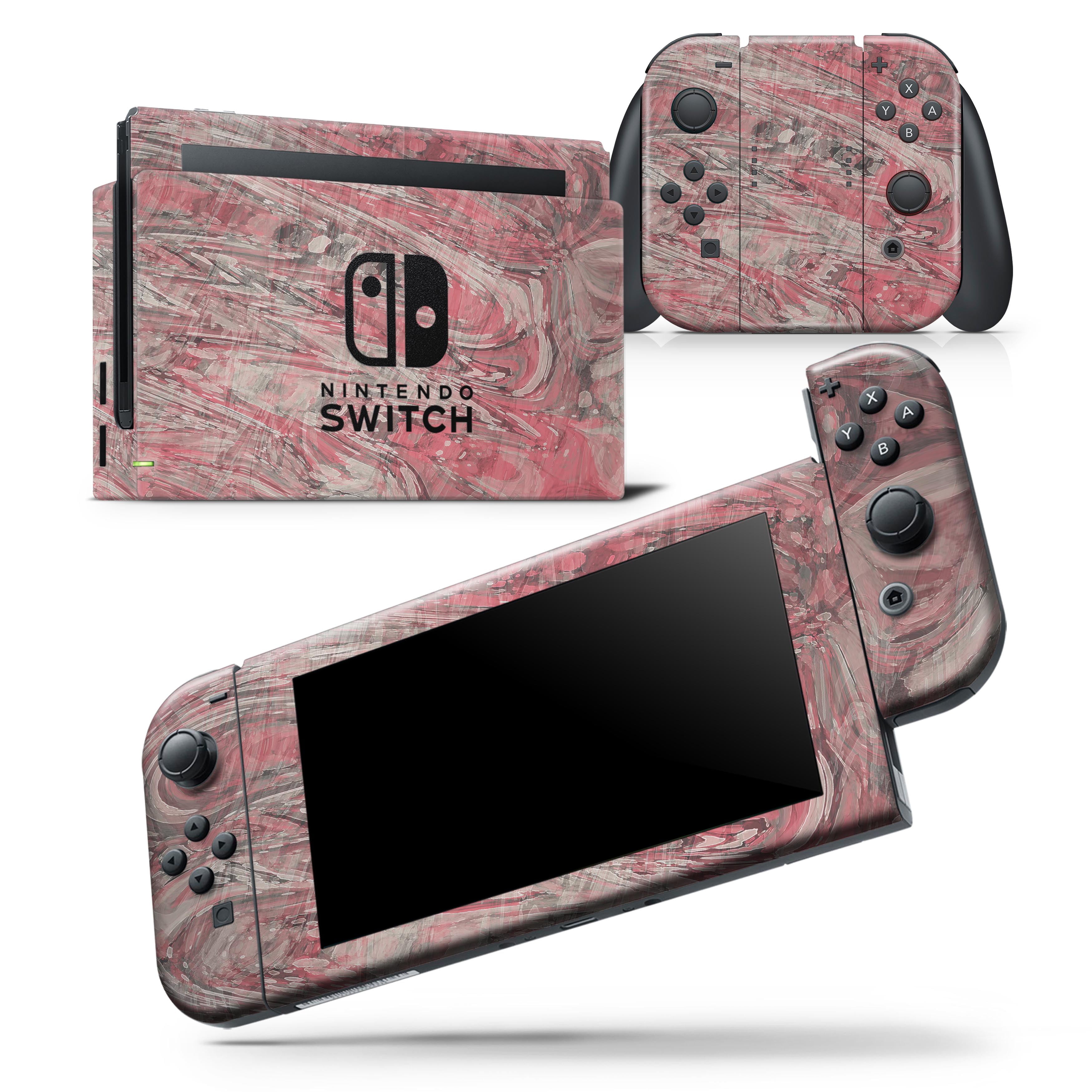 Red Slate Marble Surface V40 Skin Wrap Decal Compatible With The Nintendo Switch Console Dock Joycons Bundle Walmart Com Walmart Com - roblox decal marble