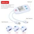 thumbnail image 2 of USB Power Meter LCD USB Tester Detector Voltmeter Ammeter Digital Power Capacity Tester (UT658-Dual), 2 of 8