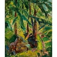 thumbnail image 2 of Alfred Henry Maurer 15x17 Gold Ornate Wood Frame and Double Matted Museum Art Print Titled - Landscape (1925), 2 of 4