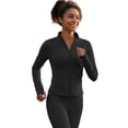 thumbnail image 3 of Rosvigor Women’s UPF 50+ Lightweight Athletic Jacket – Full Zip Sun Protection Long Sleeve Hiking Shirt with Thumb Holes, 3 of 8