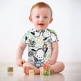 thumbnail image 3 of Pochacco Baby Boy Girl Romper Short Sleeve Cotton Bodysuit Outfits Jumpsuit Summer One Piece Clothes, 3 of 8