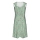 thumbnail image 4 of Vestido casual SCZ de verano lencero fruncido sin mangas verde 3xl, 4 of 5