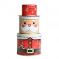 thumbnail image 1 of Xmas Candy Box Xmas Treat Boxes Holiday Gift Boxes Cute Chocolate Tinplate Boxes Santa Small, 1 of 9