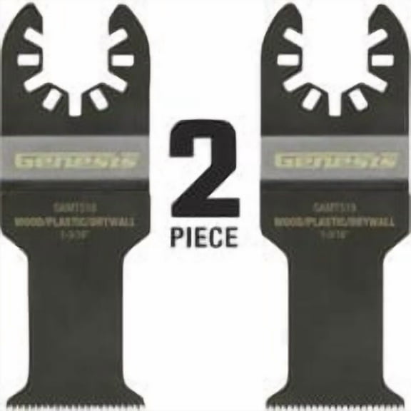 Genesis 1-3/16 In. HCS Thin Flush Cut Oscillating Blade (2-Pack) GAMT518-2