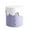 Purple, variant on Desktop Trash Can, Green Cute Small Plastic Scandinavian Storage Bucket with Lid for Bedroom Bedside Office, Multi Scene Use with Wider Pressure Ring