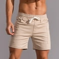 thumbnail image 4 of 2025 Clearance, Men's 5" Bodybuilding Gym Shorts Cotton Jogger Shorts Workout Fitted Drawstring Athletic Sport Shorts with Pockets, 4 of 6