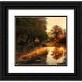 thumbnail image 1 of Oliver, Leicher 16x15 Black Ornate Wood Framed with Double Matting Museum Art Print Titled - When nature paints with light I, 1 of 4