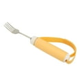 Adaptive Utensils Fork Easy Grip Stainless Steel Eating Aids Utensils