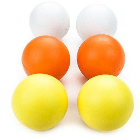 Brybelly Holdings SLAC-202 6 Multi-color Regulation Size Lacrosse Balls in Mesh