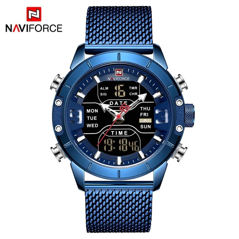 Naviforce digital watch hot sale