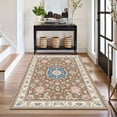 thumbnail image 5 of 6'x9' area rug with accent area rugs for living room by rug pad area rug aesthetic boho washable area rug, 5 of 9