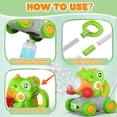thumbnail image 6 of JoyStone Automatic Bubble Machine Toys for Toddlers, Push & Handheld Bubble Lawn Mower with Lights, Rechargeable Bubble Blower Toy for Kids Ages 3–6, Green, 6 of 13