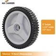 thumbnail image 5 of Antanker  Mower 532401274 Front Drive Wheel Replace for H usqvarna 401274X460 401274, 532411081 for S tens 205-720, Replace for HU700F 2 Pack, 5 of 7