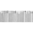 thumbnail image 2 of 30pc Diamond Burr Set Rotary Tool Bit Rock Grinding Gem Stone 600 Grit, 2 of 2