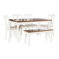 thumbnail image 2 of Powell Willow 6 PC Brown Dining Set, 2 of 10