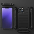 thumbnail image 2 of ELEHOLD for iPhone 14 2022 Fit Case, Military-Grade Dual Layer Raised Frame Screen & Camera Lens Protective Armor Hybrid PC+TPU Anti-Drop Shockproof Slim Rugged Case,Black, 2 of 8