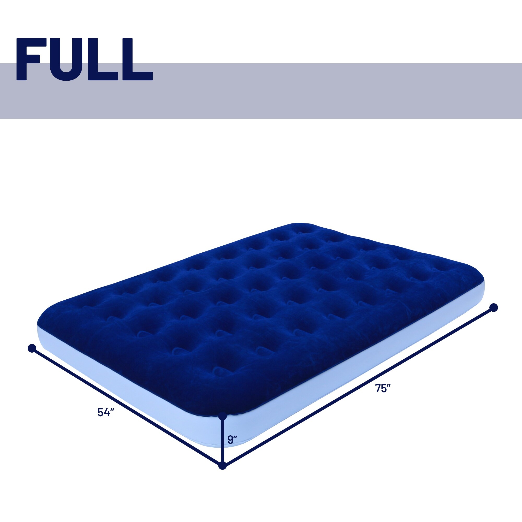 9Inch Durable Air Mattress with Comfort Coil Technology and