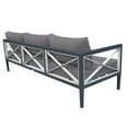 thumbnail image 3 of Sonoma Outdoor 4 piece Set in Dark Grey Finish and Taupe Cushions, 3 of 7