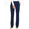 thumbnail image 4 of Elle Scrubs Pant for Women Mid Rise Straight Leg Pull-on EL130, L, Navy, 4 of 6