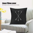 thumbnail image 2 of Funda de almohada de lino natural Levamdar estilo n.° 11, 2 of 8