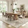 thumbnail image 3 of RUG ROBOT 8'x10' Large Area Rug for Living Room, Vintage Woodland Washable Bedroom Rug, Cottagecore Accent Carpet for Dining Room Home Decor Ultra Soft Non Slip Low Pile, Beige, 3 of 11