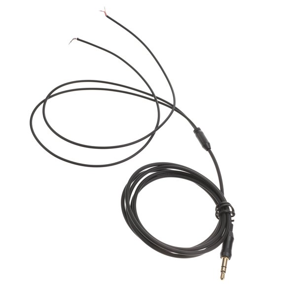 BEADCEST 1Ud Cable De Reparación De Auriculares Negro En Material Resistente Para Uso Duradero