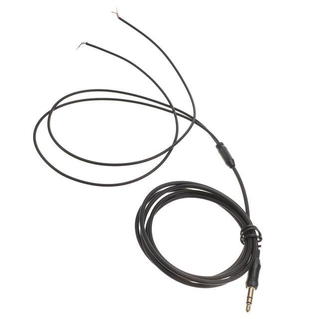 BEADCEST 1Ud Cable De Reparación De Auriculares Negro En Material Resistente Para Uso Duradero