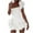 White, variant on IROINNID Cocktail Dress for Women Wedding Guest Summer One Shoulder Ruffled Dress With And Hip Wrap Dress Cocktail Dress,Black