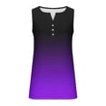 thumbnail image 4 of Giftesty Tank Tops for Women Clearance Women's Printed V-Neck Sports Tops for Outer Wear Bottoming Slim Sleeveless Tops, 4 of 5