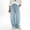 Light Blue, variant on FRSASU Women's Barrel Sweatpants High Waisted Jeans Stretchy Baggy Denim Pants Drawstring Lounge Barrel Sweats Light Blue