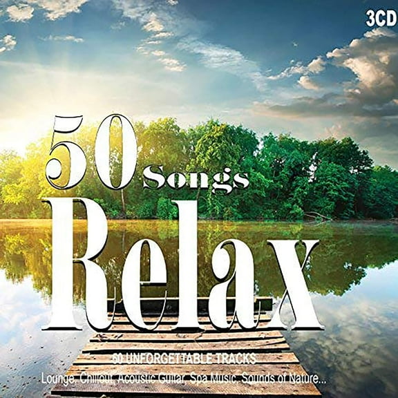 Various Artists 3CD 50 Songs Relax, Musica Rilassante, Peaceful, Wellness Relax, Lounge Mu (CD)