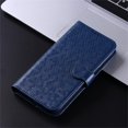 thumbnail image 7 of SaniMore Wallet Case for Samsung Galaxy A34 5G 2023, Glitter PU Leather Case Polka Dot Card Slots Cash Pocket Kickstand Removeable Wrist Strip Magnetic Clasp All-around Protective Shell, Blue, 7 of 7