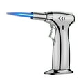 thumbnail image 3 of Fankiway Scorch Torch Lighter, Windproof Straight Torch Blue Flame Lighter Butane Torch Turbine Torcher Inflatable Gas Windproof Lighter Refillable Butane Lighter For Outdoor BBQ Baking, 3 of 4