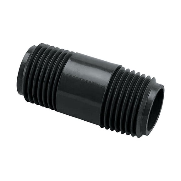 38096 Underground Sprinkler PVC Riser, Molded Gray, 3/4-In. x Close - Quantity 1