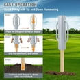 thumbnail image 5 of Accreate Ergonomic Fence Post Driver with Handles – Durable Steel for Easy Installation of Wooden & Metal Posts, 5 of 7