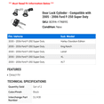 thumbnail image 2 of Door Lock Cylinder - Compatible with 2005 - 2006 Ford F-250 Super Duty, 2 of 2