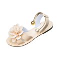 thumbnail image 2 of Norvail Womens Summer Flat Sandals Flowers Dressy Slide Slipper Comfort Slip-On Non-Slip Beach Shoes with Pearl Ankle for Summer Going Out Shoes, 2 of 8