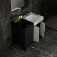 thumbnail image 5 of Zilara 36 in W x 22 in D Black and Grey Bath Vanity and Castle Grey Marble Top, 5 of 12