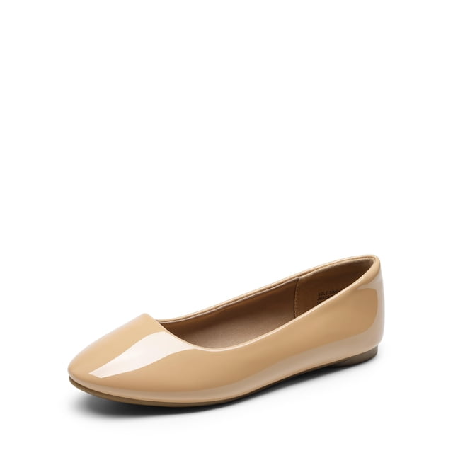 Bailarinas Sole-Simple para Mujer DREAM PAIRS Talla 8 Nude